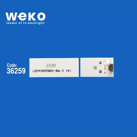 WKSET-6074 36259X4 LBM430M0801-BW-3 4 ADET LED BAR alternatif görünüm