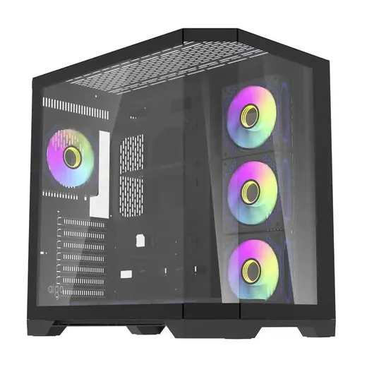 AIGO FT418 PRO 750W 80+ USB3.0 4x12CM FAN SIYAH ATX KASA alternatif görünüm