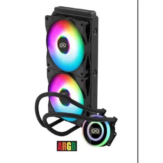 AZTECH 240mm LIQUID COOLING AZ240-1B ARGB Sıvı Soğutmalı AM5-1851p İşlemci Fanı görseli 2
