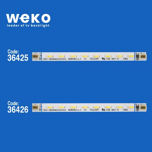 WKSET-6186 36425X1 36426X1 CRH-HE4640142403L R28H 2 ADET LED BAR (72LED) alternatif görünüm