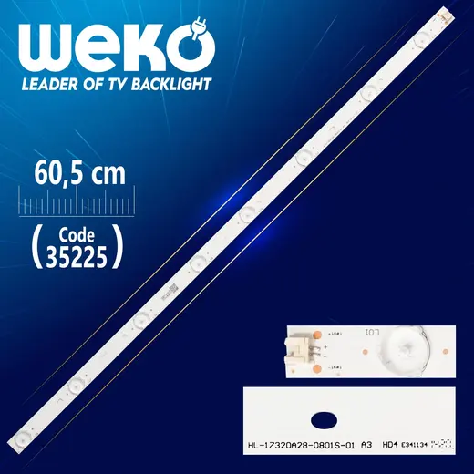 HL-17320A28-0801S-01 A3 -ECHOM-32DB-4632DB005 4632DB016 - 8 LEDLİ 60.5 CM - (WK-462)