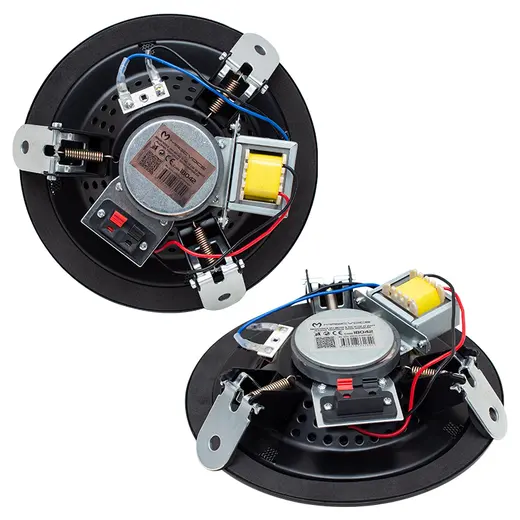 MAGICVOICE MV-18042 12 CM 6 WATT SİYAH TRAFOLU METAL KASA ALÇIPAN HOPARLÖR (DELİK ÇAPI 15 CM) alternatif görünüm