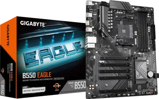 GIGABYTE B550 EAGLE DDR4 HDMI-TYPEC PCIE 4.0 AM4 ATX görseli 4