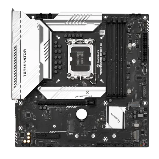MAXUN TERMINATOR B760M DDR4 HDM-DP PCIE 4.0 1700p mATX görseli 4