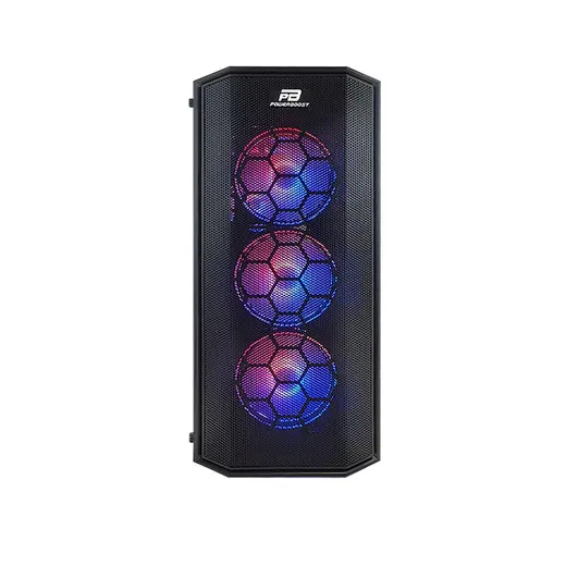 POWERBOOST 650W 80+ X58RGB 6-RGB Fanlı Gaming Mid-Tower PC Kasası görseli 3