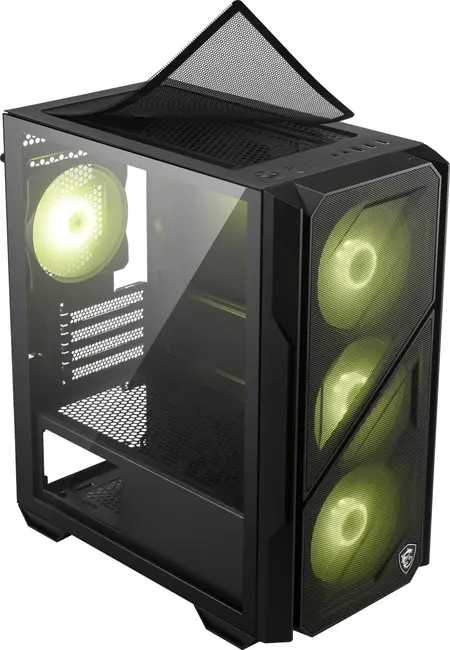 MSI MAG FORGE M110R AIRFLOW Gaming Micro ATX PC Kasası görseli 1