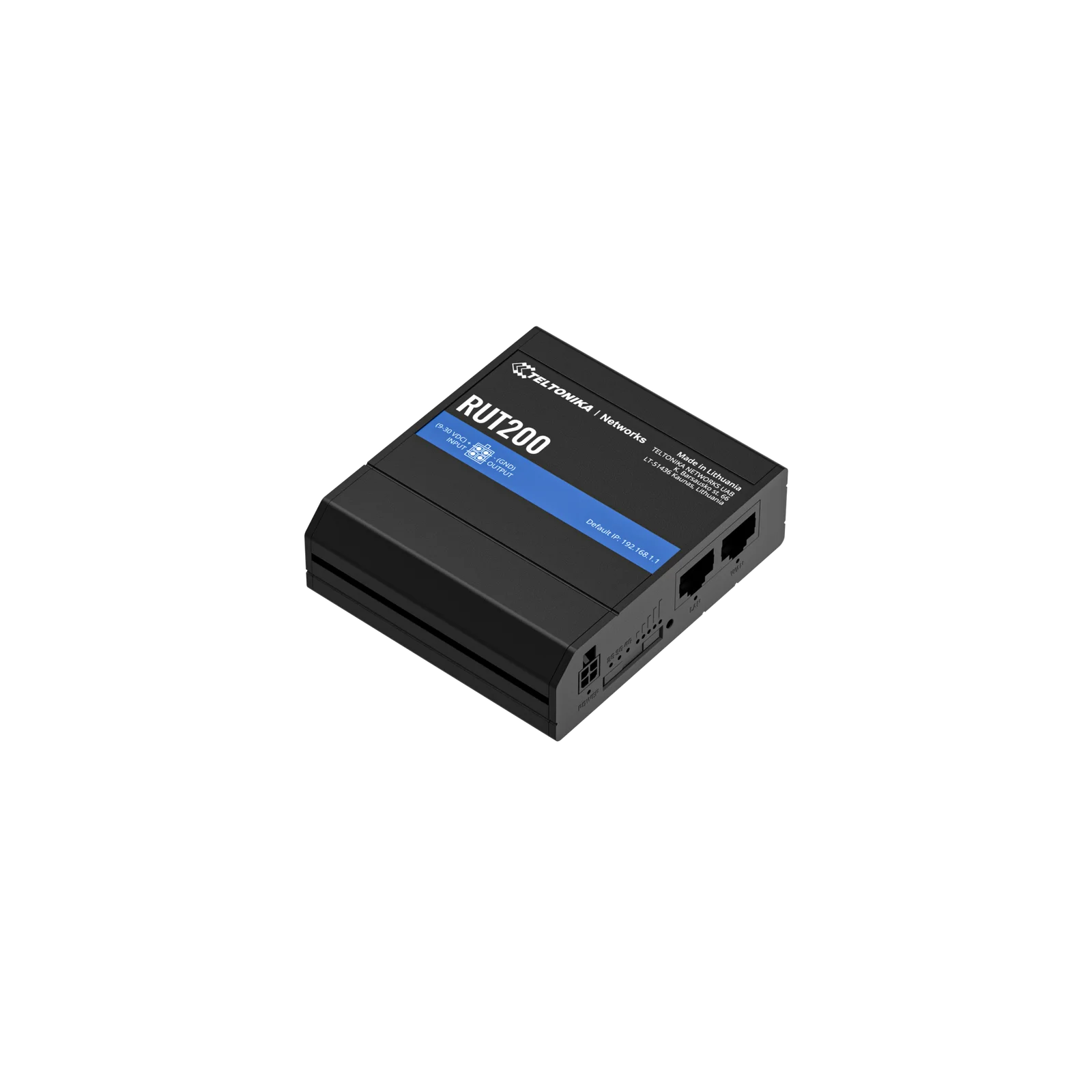 TELTONIKA TE-RUT200-E 4G (LTE) Endüstriyel Router - Cat 4 (150/50 Mbps) - 1 x eSIM, 1x SIM Kart Yuvası, 1x Radyo