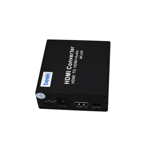 BEEK BS-CV-HA-HAAU HDMI HDMI + Ses Sinyal Çeviricisi, 1 x HDMI giriş, 1 x HDMI çıkış + Toslink ses çıkışı (SPDIF yuva) + alternatif görünüm