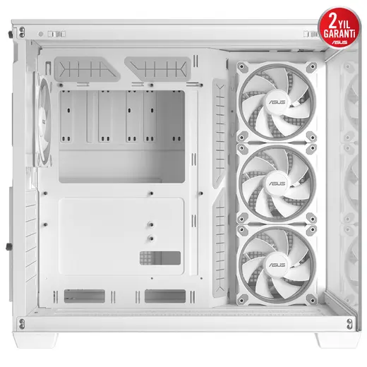 ASUS A32 PLUS TG ARGB Gaming Mid-Tower PC Kasası Beyaz / 90DC00S3-B19000 görseli 6