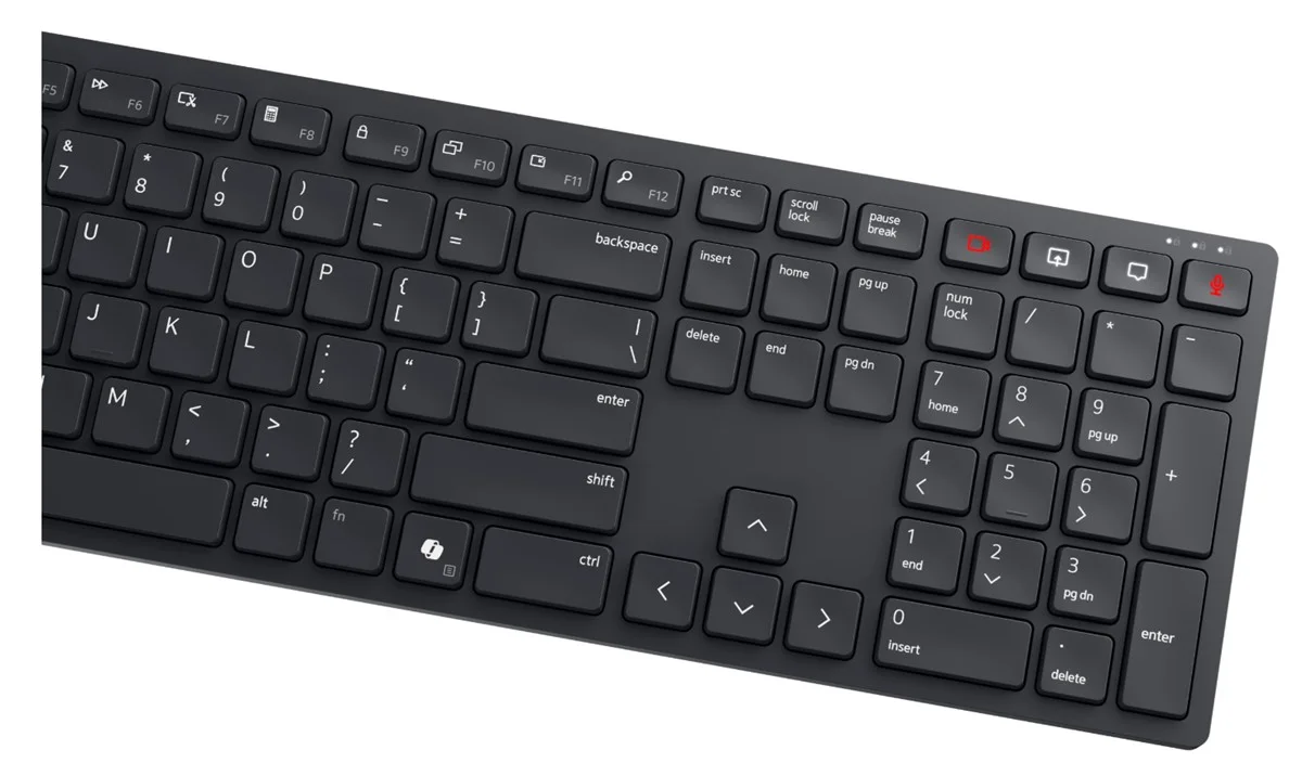 DELL Q TR KB525C PRO 580-BBSW Sessiz Kablolu TypeC Klavye