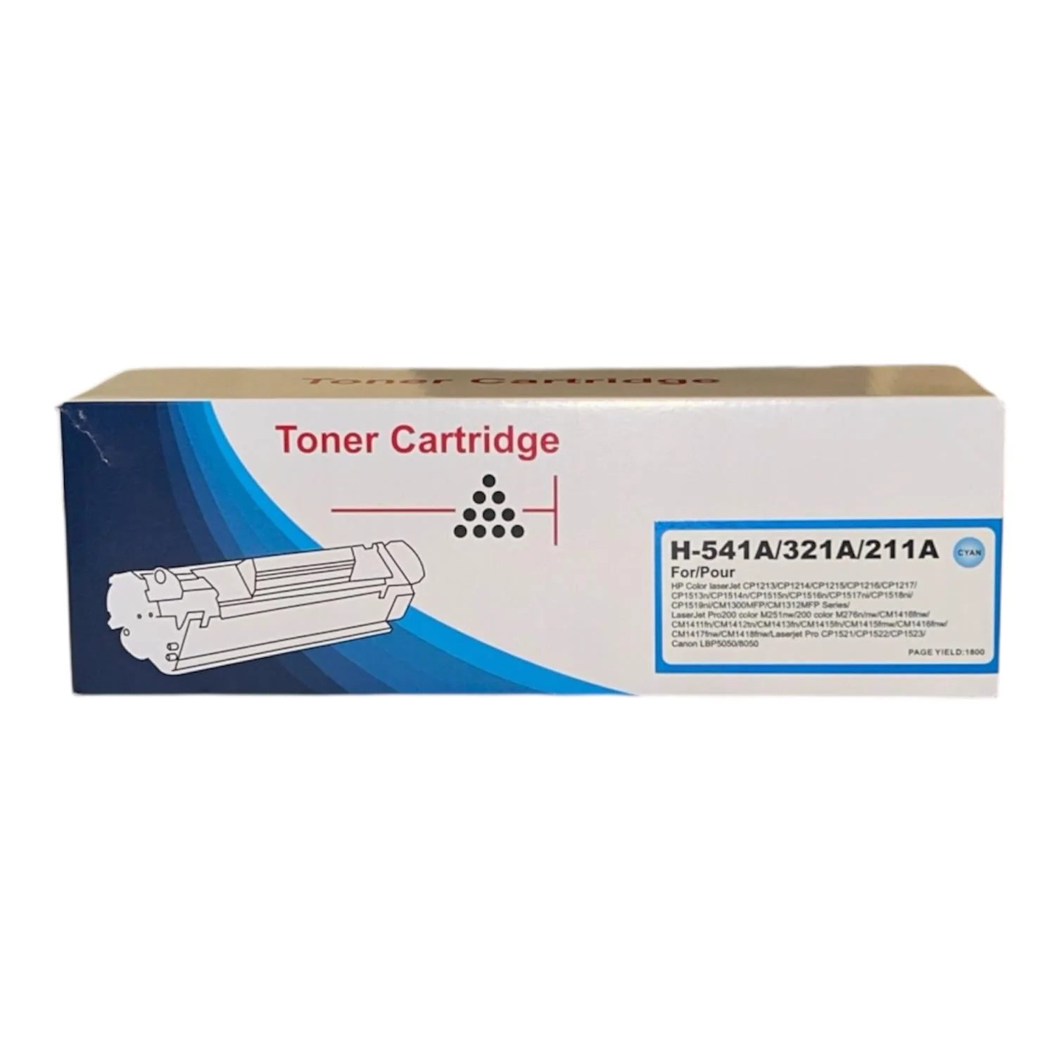 HP CB541A 125A CE321A 128A CF211A 131A Mavi MuadilToner CM-1415 M-276 Pro-200