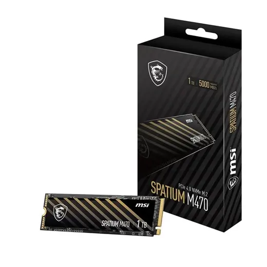 MSI 1TB SPATIUM M470 PRO 6000- 4500MB/s M2 NVME GEN4 DİSK görseli 3