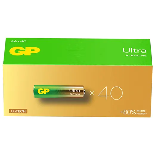 GP 15AU R6 ULTRA ALKALİN AA KALEM PİL (40LI PAKET FİYATI) görseli 3