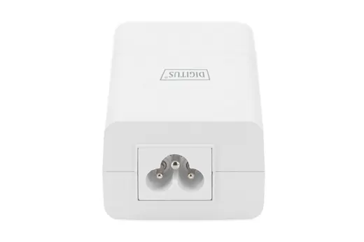 DIGITUS DN-95132 Gigabit Ethernet Aktif PoE+ Injektor, 802.3at, 30 W, beyaz renk görseli 3