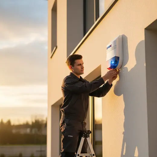 BGR-10 KABLOLU 48 LED KIRMIZI / MAVİ / KIRMIZI+MAVİ IŞIKLI HARİCİ ALARM SİRENİ V2023 görseli 8