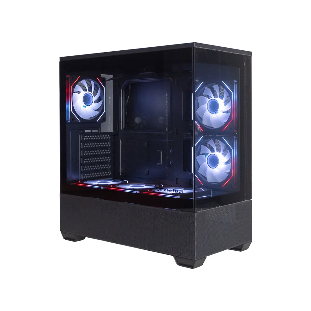 DarkFlash DS900AIR Siyah 650W 80+ Bronze 6 Fanlı ARGB Mid Tower Kasa