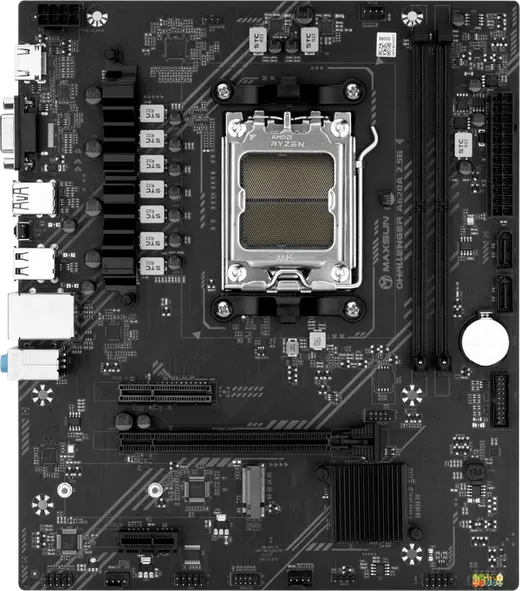 MAXUN Challenger A620A 2.5G DDR5 HDMI PCIE 4.0 AM5 mATX görseli 4