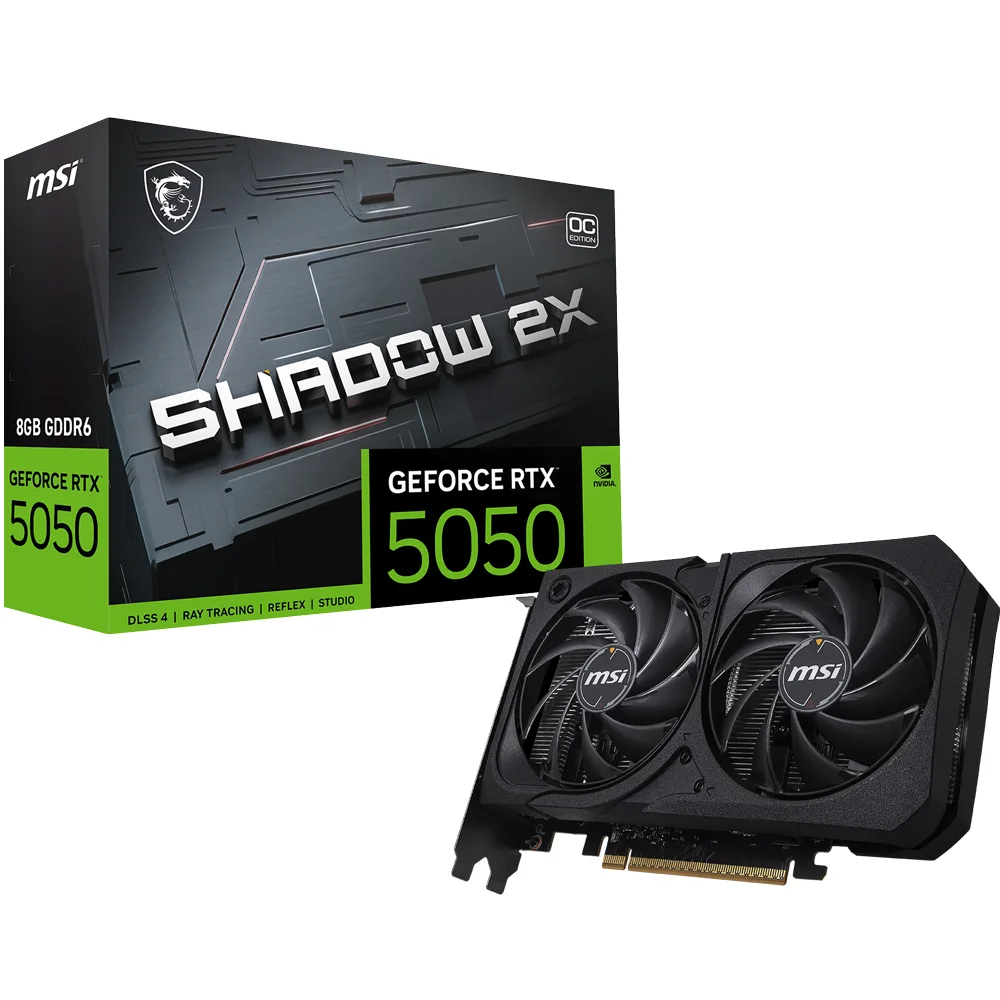MSI VGA GEFORCE RTX 5050 8G SHADOW 2X OC 8GB GDDR6 128B DX12