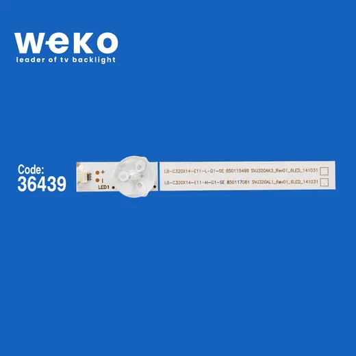 WKSET-5885 36439X3 SVJ320AG2_REV2_6LED_130307 3 ADET LED BAR alternatif görünüm