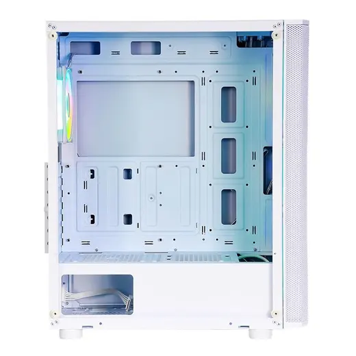 FRISBY CM-106 650W 80+ DOUBLE ARGB GAMING BEYAZ MESH KASA görseli 3