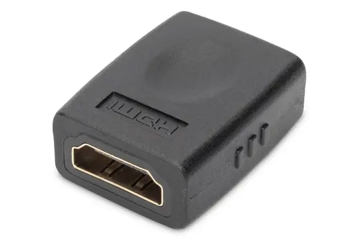 DIGITUS AK-330500-000-S HDMI Adaptör, HDMI A (19 pin) Dişi - HDMI A (19 pin) Dişi, Ultra HD 60p, siyah renk