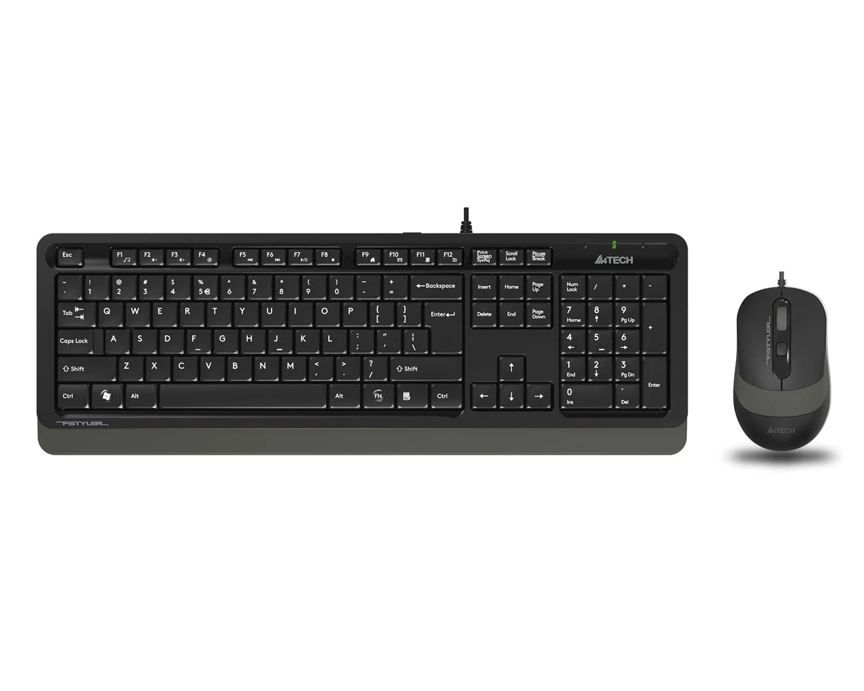 A4-Tech Kablolu Set Gri (F1010-G)
