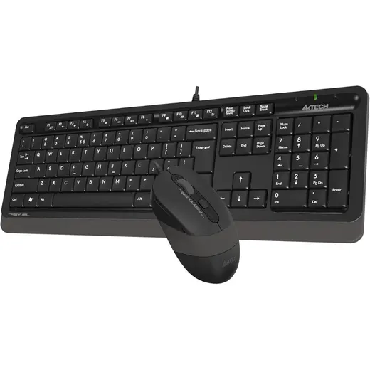 A4 Tech F1010 MM Klavye Mouse Set Gri USB alternatif görünüm