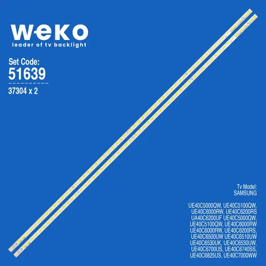 WKSET-6639 37304X2 SLED 2010SVS40 120HZ_56 OD V1.0 2 ADET LED BAR (56LED)