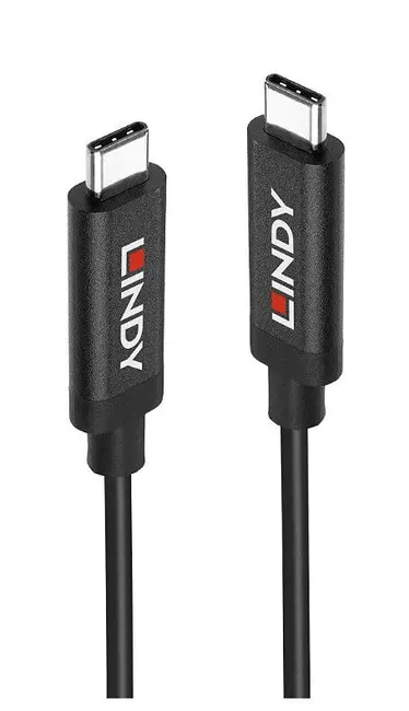 LINDY LIN-43348 USB 3.2 Gen 2 C/C Aktif Uzatma Kablosuz, 3 metre, Görüntü & Veri için 3m USB 3.2 Gen 2 C/C Male / Male alternatif görünüm