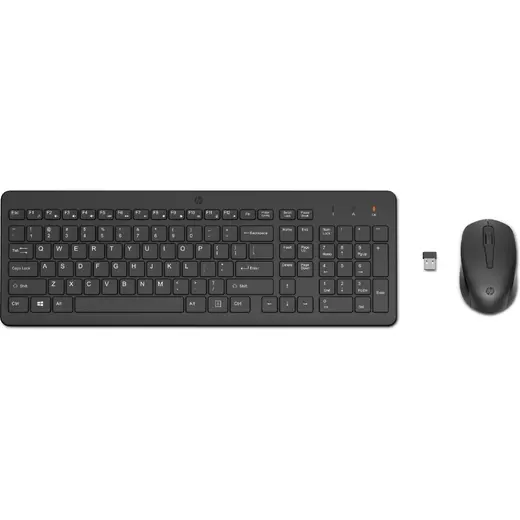 HP 330 Kablosuz Klasik Klavye ve Mouse Seti Siyah - 2V9E6AA görseli 2
