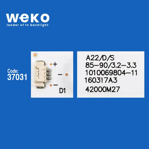 WKSET-6298 37031X4 LED42D15-01 (C) 3034201520V 4 ADET LED BAR alternatif görünüm