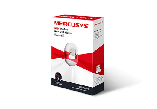 MERCUSYS MW150US NANO N150 Usb Kablosuz Ağ Adaptörü görseli 1