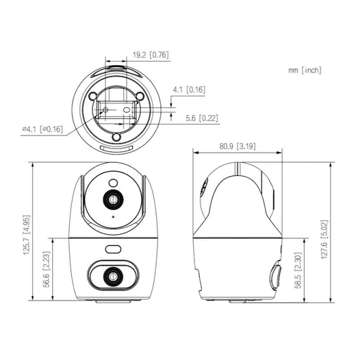DAHUA 5MP Küp 3.6mm PT IP Kamera IPC-HPT1539DD-STW-5E2 görseli 3