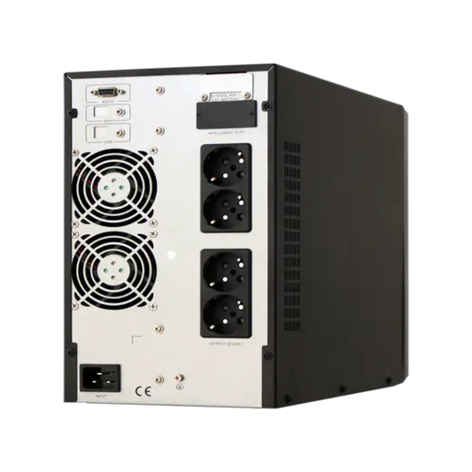 DOTVOLT 2KVA MN2KVA PLUS ONLINE 1/1F LCD EKRAN TOWER UPS 4x 12V 9 Ampe görseli 1