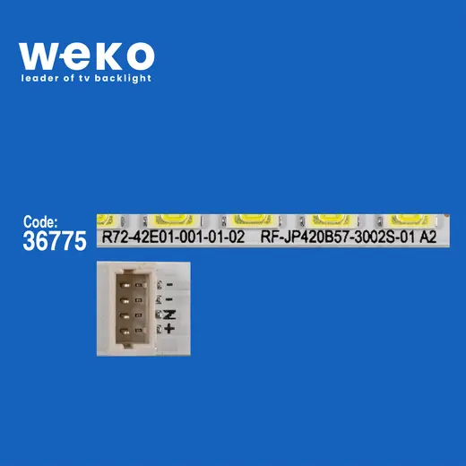 WKSET-5976 36775X2 RF-JP420B57-3002S-01 R72-42E01 2 ADET LED BAR (60LED) alternatif görünüm