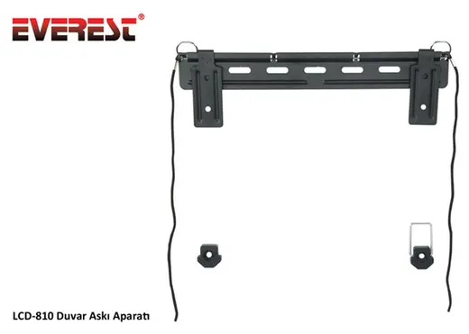 Everest LCD-810 23" 42" Güvenlik Kilitli Kablo Tutuclu Duvar Askı Aparatı alternatif görünüm