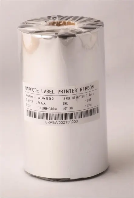 Ribbonsan RB00007 WX-10FBK 110-450MT Wax Ribbon