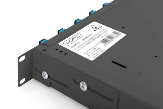 DIGITUS DN-96200-BL-QL Fiber Optik Ek Kutusu, genişletilebilir, hızlı kilit mekanizmalı, ön panel olmadan boş görseli 4