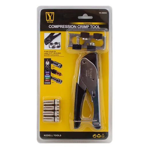 POWERMASTER YK-5085N F/BNC/RCA KONNEKTÖR SIKMA PENSESİ alternatif görünüm