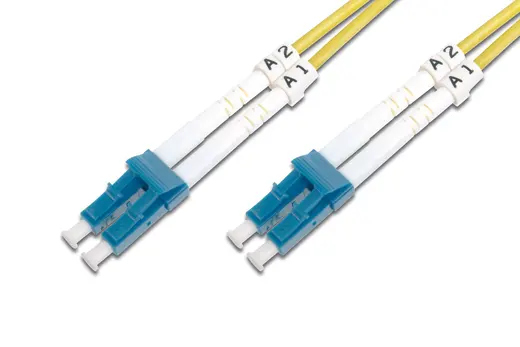 DIGITUS DK-2933-01 LC-LC Fiber Optik Patch Kablo, 1 metre, Singlemode, Duplex, 09/125