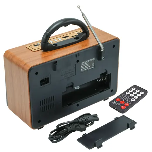 MAGICVOICE MV-115BT USB/SD/FM/BLUETOOTH DESTEKLİ NOSTALJİK RADYO alternatif görünüm