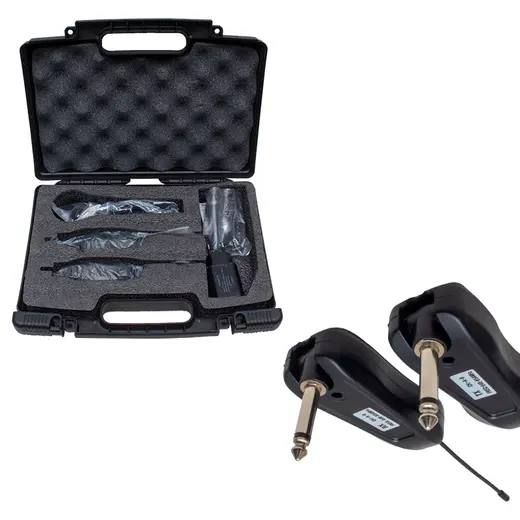 MAGICVOICE MV-19592 UHF GİTAR TİP KABLOSUZ MİKROFON ÜÇLÜ SET alternatif görünüm