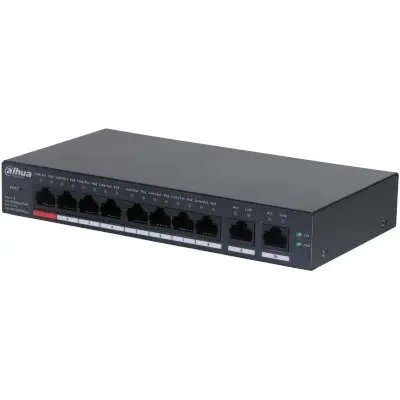 DAHUA 8port PoE 110w 2-Uplink Gigabit Cloud Yönetilebilir Switch CS4010-8ET-110 görseli 2