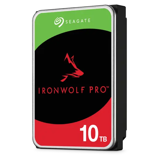 SEAGATE IRONWOLF PRO 10 TB 7200RPM 256MB SATA3 550TB/Y RV NAS (ST10000NT001) alternatif görünüm