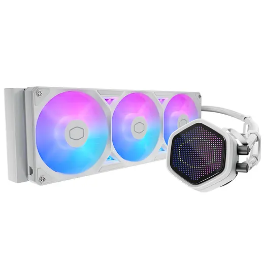 COOLERMASTER 360MM ATMOS II 360 MLX-D36M-A25SZ-PW ARGB AM5-1851p Sıvı Soğutmalı İşlemci Fanı Beyaz görseli 5