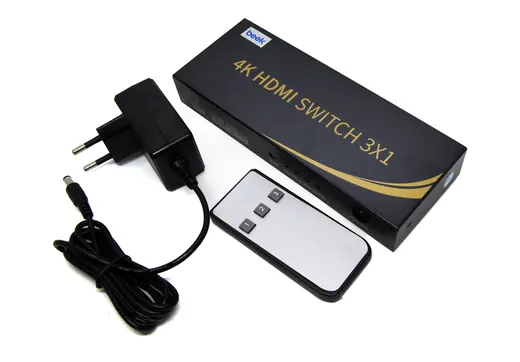 BEEK BS-VSW-HD31UH 3 Port Ultra HD 4K HDMI Switch, 3 giriş - 1 çıkış, uzaktan kumandalı, 4K2K görseli 3