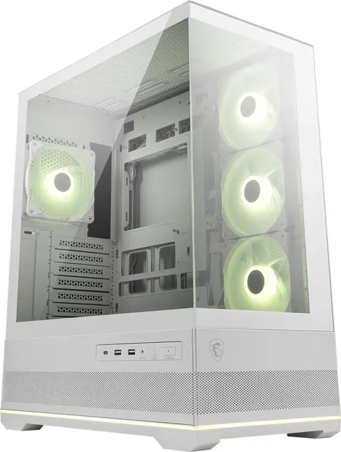 MSI MAG PANO 110R PZ WHITE Gaming Mid-Tower PC Kasası Beyaz görseli 6