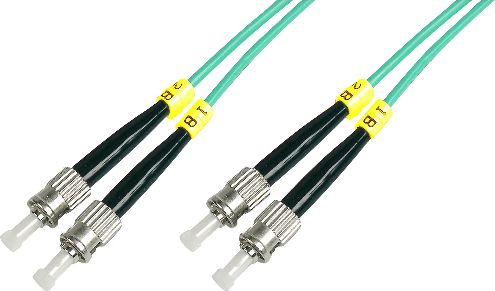 BEEK BC-FO-5STST-02/3 ST-ST Fiber Optic Patch Kablo, Multimode OM3 50/125 Duplex, 3.0mm, LSZH, 2 metre