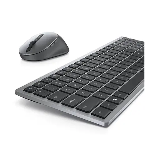 DELL Q TR KM7120W 580-AIWJ Çoklu Cihaz Kablosuz Titanyum Gri Klavye Mouse Set görseli 2