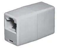 DIGITUS AT-A 8/8 CAT. 5E Adaptör (Coupler), Zırhsız/Unshielded, RJ45 Dişi RJ45 Dişi